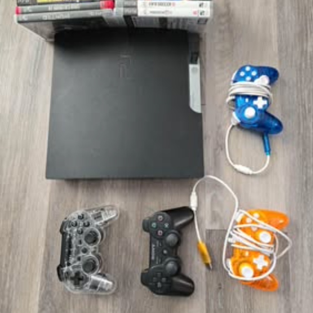 PS3 slim console and game bundle